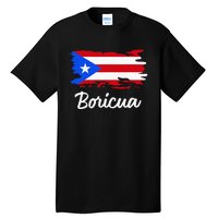 Puerto Rico Boricua Vintage Puerto Rican Flag Tall T-Shirt