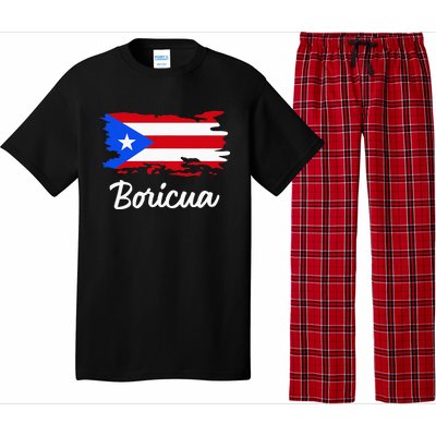 Puerto Rico Boricua Vintage Puerto Rican Flag Pajama Set