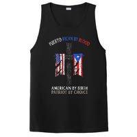 Puerto Rican By Blood American By Birth Patriot By Choice PosiCharge Competitor Tank