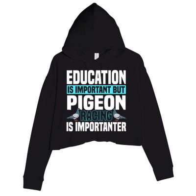 Pigeon Racing Birdwatching Trainer Breeder Crop Fleece Hoodie