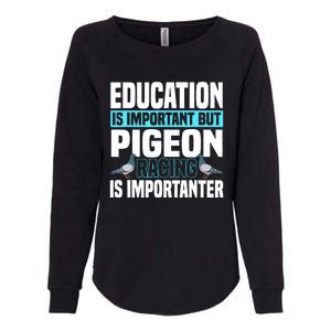 Pigeon Racing Birdwatching Trainer Breeder Womens California Wash Sweatshirt