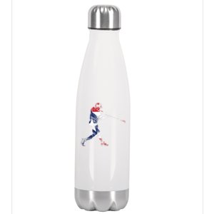 Puerto Rico Baseball Cool Gift Cute Famous Island Game Gift Stainless Steel Insulated Water Bottle