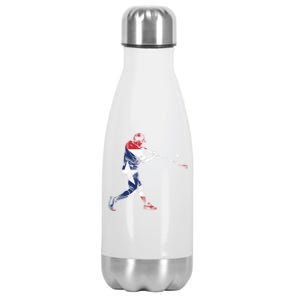 Puerto Rico Baseball Cool Gift Cute Famous Island Game Gift Stainless Steel Insulated Water Bottle