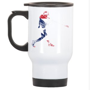 Puerto Rico Baseball Cool Gift Cute Famous Island Game Gift Stainless Steel Travel Mug