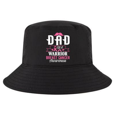 Pink Ribbon Breast Cancer Awareness Dad Of A Warrior Fight Gift Cool Comfort Performance Bucket Hat