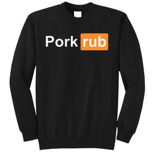 Pork Rub Bbq Smoker Lover Funny Barbecue Sweatshirt