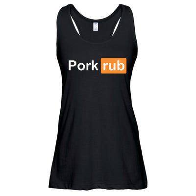 Pork Rub Bbq Smoker Lover Funny Barbecue Ladies Essential Flowy Tank