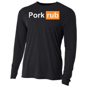 Pork Rub Bbq Smoker Lover Funny Barbecue Cooling Performance Long Sleeve Crew