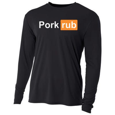 Pork Rub Bbq Smoker Lover Funny Barbecue Cooling Performance Long Sleeve Crew