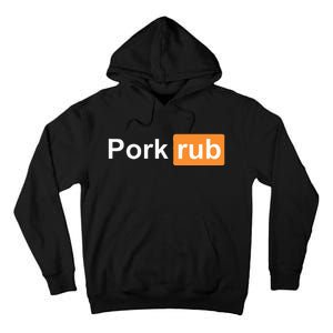 Pork Rub Bbq Smoker Lover Funny Barbecue Tall Hoodie