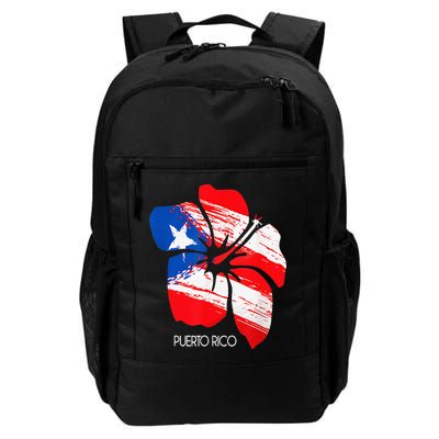 Puerto Rico Boricua Puerto Rican Flag Flower Pride Backpack