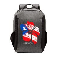 Puerto Rico Boricua Puerto Rican Flag Flower Pride Vector Backpack