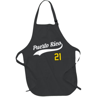 Puerto Rico Baseball 21 For Santurce Baseball Fans Apron
