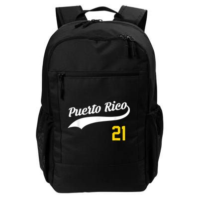 Puerto Rico Baseball 21 For Santurce Baseball Fans Backpack
