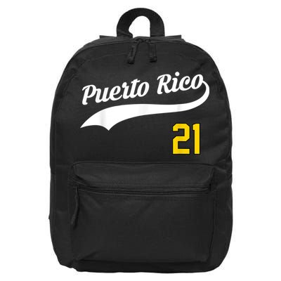 Puerto Rico Baseball 21 For Santurce Baseball Fans 16 in Basic Backpack