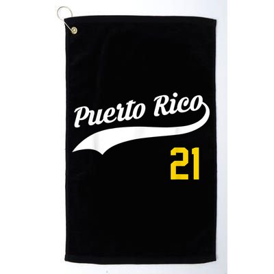 Puerto Rico Baseball 21 For Santurce Baseball Fans Golf Towel