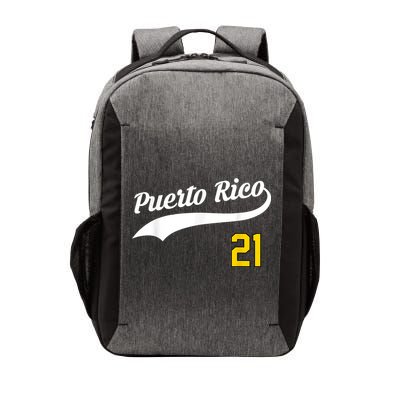 Puerto Rico Baseball 21 For Santurce Baseball Fans Vector Backpack