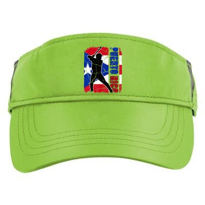 Puerto Rico Baseball 21 For Santurce Baseball Fans Adult Drive Performance Visor