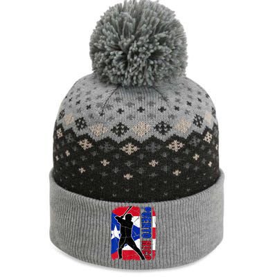 Puerto Rico Baseball 21 For Santurce Baseball Fans The Baniff Cuffed Pom Beanie