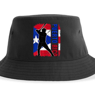 Puerto Rico Baseball 21 For Santurce Baseball Fans Sustainable Bucket Hat