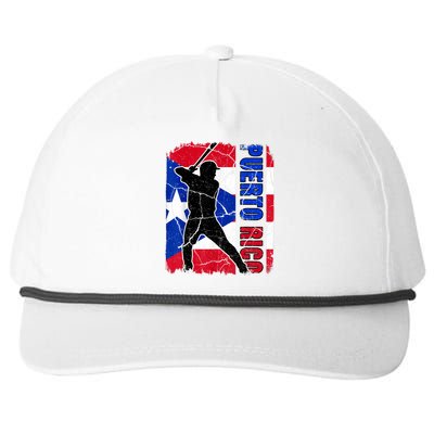 Puerto Rico Baseball 21 For Santurce Baseball Fans Snapback Five-Panel Rope Hat