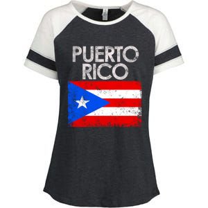 Puerto Rico Baseball For Santurce Baseball Fans Enza Ladies Jersey Colorblock Tee