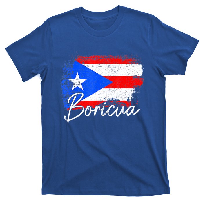 Puerto Rico Boricua Vintage Puerto Rican Flag Pride T-Shirt