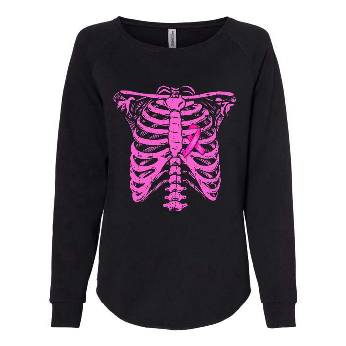 P.I.N.K. Ribbon Breast Cancer Awareness Halloween Womens California Wash Sweatshirt