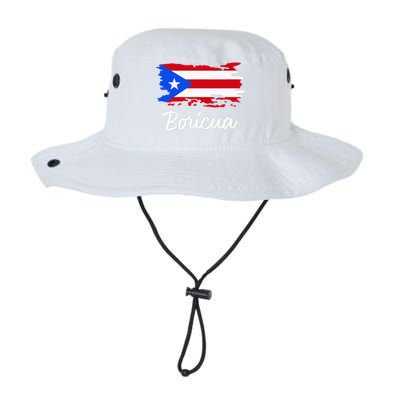 Puerto Rico Boricua Vintage Puerto Rican Flag  Legacy Cool Fit Booney Bucket Hat