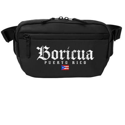 Puerto Rico Boricua Vintage Puerto Rican Flag Pride Crossbody Pack