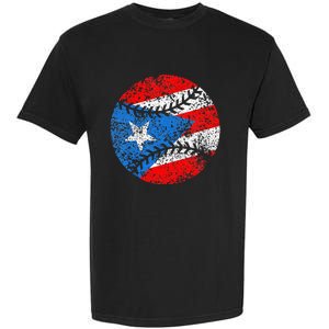 Puerto Rican Baseball Proud Boricua Flag Puerto Rico Garment-Dyed Heavyweight T-Shirt