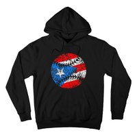 Puerto Rican Baseball Proud Boricua Flag Puerto Rico Hoodie