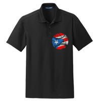 Puerto Rican Baseball Proud Boricua Flag Puerto Rico Dry Zone Grid Polo