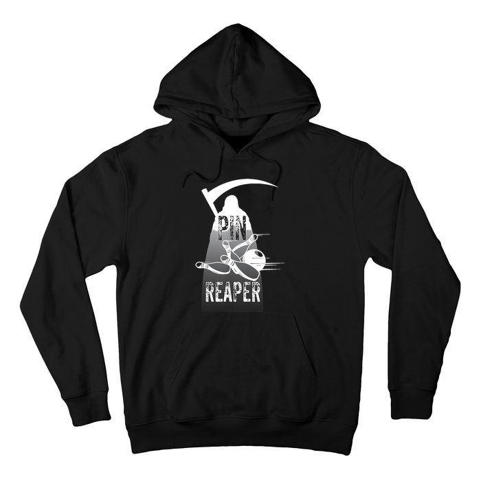 Pin Reaper Bowling Funny Bowlers Hoodie