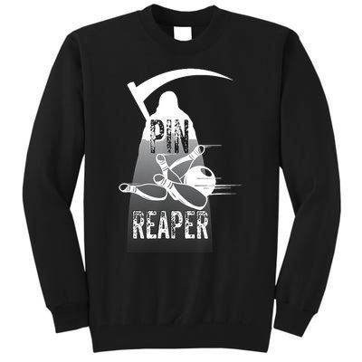 Pin Reaper Bowling Funny Bowlers Tall Sweatshirt