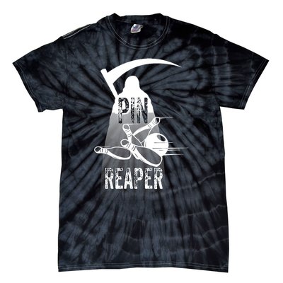 Pin Reaper Bowling Funny Bowlers Tie-Dye T-Shirt