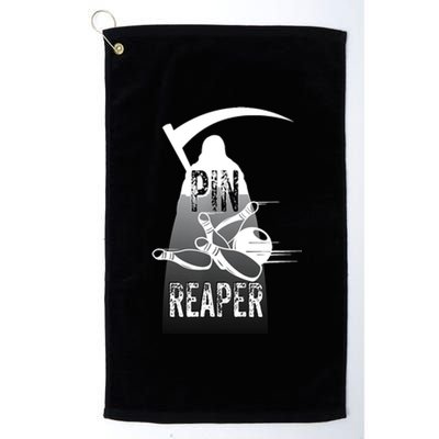 Pin Reaper Bowling Funny Bowlers Platinum Collection Golf Towel