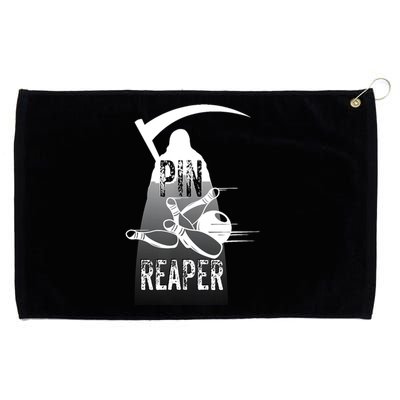 Pin Reaper Bowling Funny Bowlers Grommeted Golf Towel