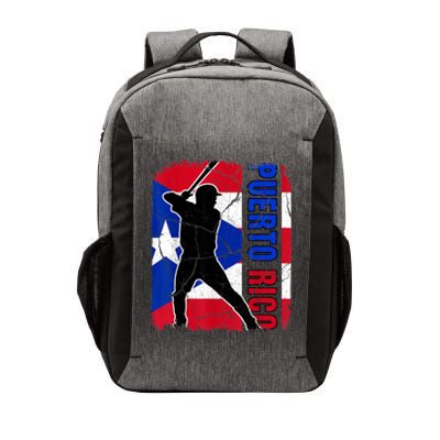 Puerto Rican Baseball Player Puerto Rico Flag Baseball Fans Vector Backpack