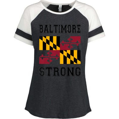 Patapsco River Baltimore Strong Enza Ladies Jersey Colorblock Tee