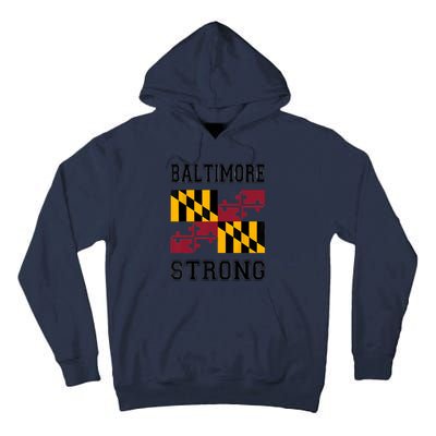 Patapsco River Baltimore Strong Tall Hoodie