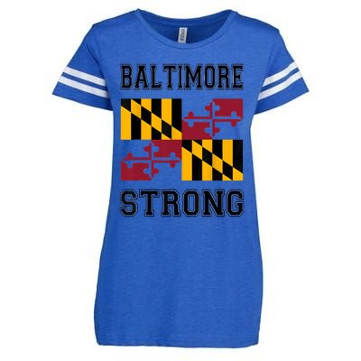 Patapsco River Baltimore Strong Enza Ladies Jersey Football T-Shirt