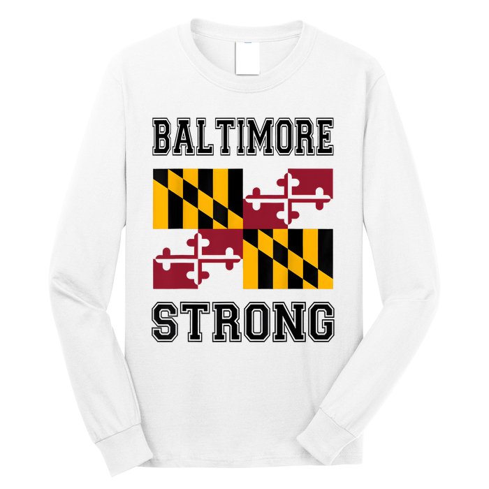 Patapsco River Baltimore Strong Long Sleeve Shirt