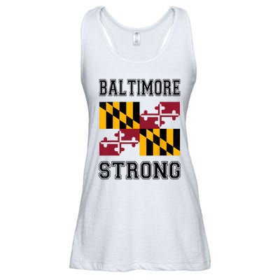 Patapsco River Baltimore Strong Ladies Essential Flowy Tank