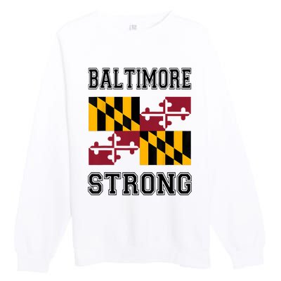 Patapsco River Baltimore Strong Premium Crewneck Sweatshirt