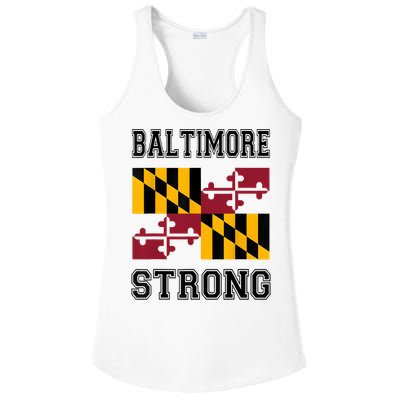 Patapsco River Baltimore Strong Ladies PosiCharge Competitor Racerback Tank