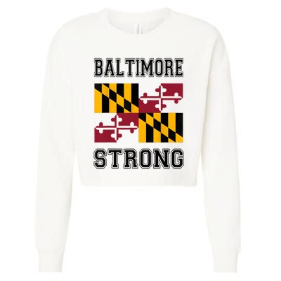 Patapsco River Baltimore Strong Cropped Pullover Crew