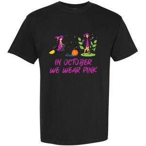 Pink Ribbon Breast Cancer Shirts Halloween Garment-Dyed Heavyweight T-Shirt