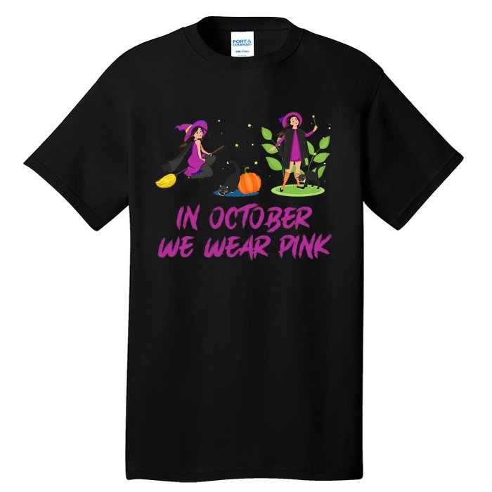 Pink Ribbon Breast Cancer Shirts Halloween Tall T-Shirt