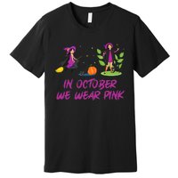 Pink Ribbon Breast Cancer Shirts Halloween Premium T-Shirt